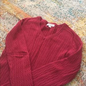 Comfy red sweater